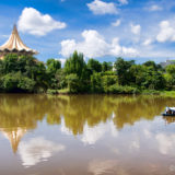 The new parliament building in Kuching