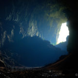The entrance of the immense Deer Cave