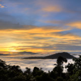 Sunset above Danum Valley