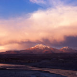 Clouds above the Tomaqualla volcano