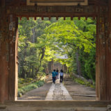 Old gate of temple in Kamakura