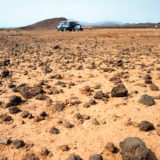 Volcanic rocks on the road to Lake Tukana