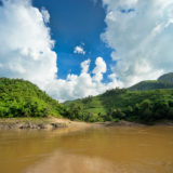 Sailing the Mekong in Laos