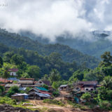 Little village at the Mekong