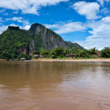 The beautiful landscape at the Mekong