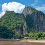 The beautiful landscape at the Mekong