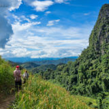 Karst mountains in the jungle
