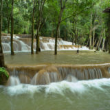 The Tad Sae waterfall