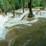 The Tad Sae waterfall