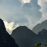 Karst mountains at Vang Vieng