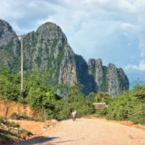 Karst mountains at Vang Vieng