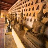 Statues in the Wat Si Sakhet temple