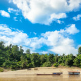 Cabin at the shore of the Mekong