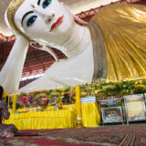 Woman at chauk htat gyi buddha