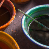 Bowls filled with pigments