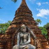 Buddha statue at the Yedanasini Hpaya pagoda