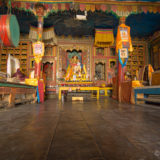 Interior of the Tashi Lakhang Monastery