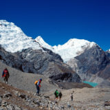 Trekking in the Andes