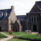 Girl at Iona Abbey