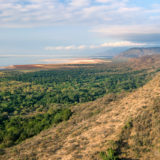 Panoramic view over Lake Manyara NP
