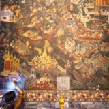 Restoring an old mural (Wat Pho)