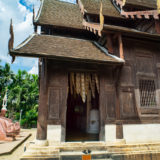 The wooden Wat Phan Tao temple