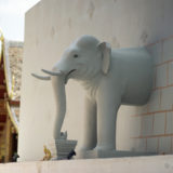 Elephant at the Wat Pra Sing temple