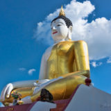 Budda statue at the Wat Monthian temple
