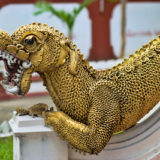 Detail of golden dragon