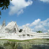 The white Wat Rong Khun temple