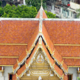 Roof of temple in Bangkok