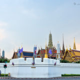 The roofs of the Wat Phra Kaew temple
