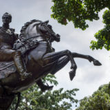 Statue of Simon Bolivar in Caracaz