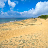 The dunes near lake Korission