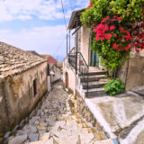 Narrow street in Lakones