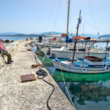 Boats in Kalami harbour