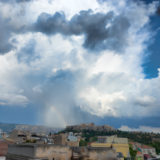 Thunderclouds above the Acropolis