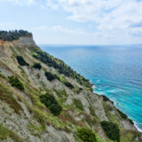 Steep cliffs at Asprokavos